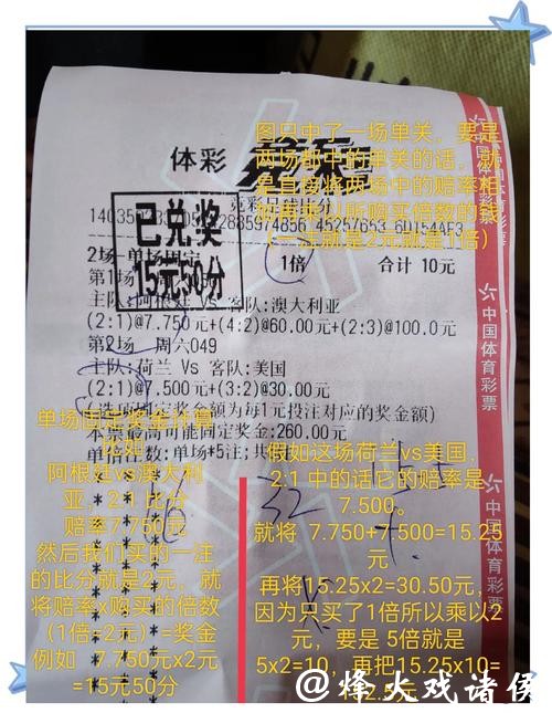 世界杯竞彩奖金派奖规则解析